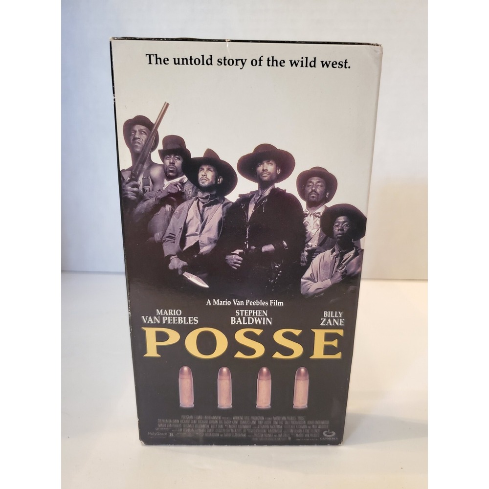 POSSE (1993 VHS) Mario Van Pebbles, Stephen Baldwin & Billy Zane